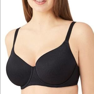 Wacoal Inside Edit Contour T-Shirt Bra Black 34DD